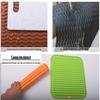 Silicone Kitchen Draining and Non-Slip Mat – Soundproof, Shockproof, Heat Resistant, Anti-Scald Countertop and Cutting Board Mat