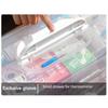 Large Capacity Home Medical First Aid Kit Portable Medicine Storage Box for Family Dorm & Baby Care