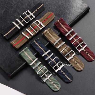 Nylon Watch Band Quick Release 20mm 22mm Strap for Military Woven Canvas Fabric Wristband for Omega Replacement Sport Straps