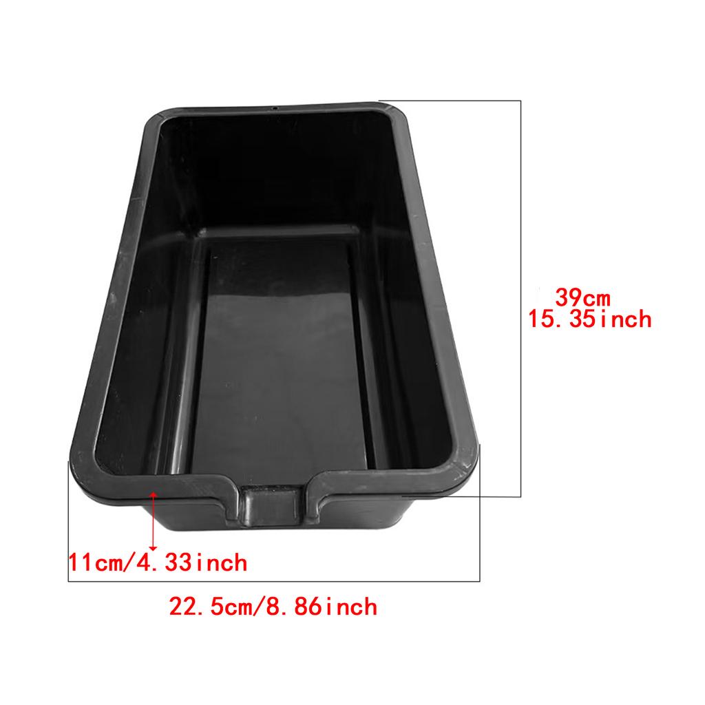 15L Car Oil Drain Pan Portable Waste Oil Collection Tray Easy to Clean Holder Thickened for Truck Repairing Part Cleaning Garage