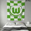 VfL Wolfsburg Wall Tapestry Aesthetic Wall Hanging Printed Fabric Blanket Decorative Tapestries for Bedroom Living Room Home Decor