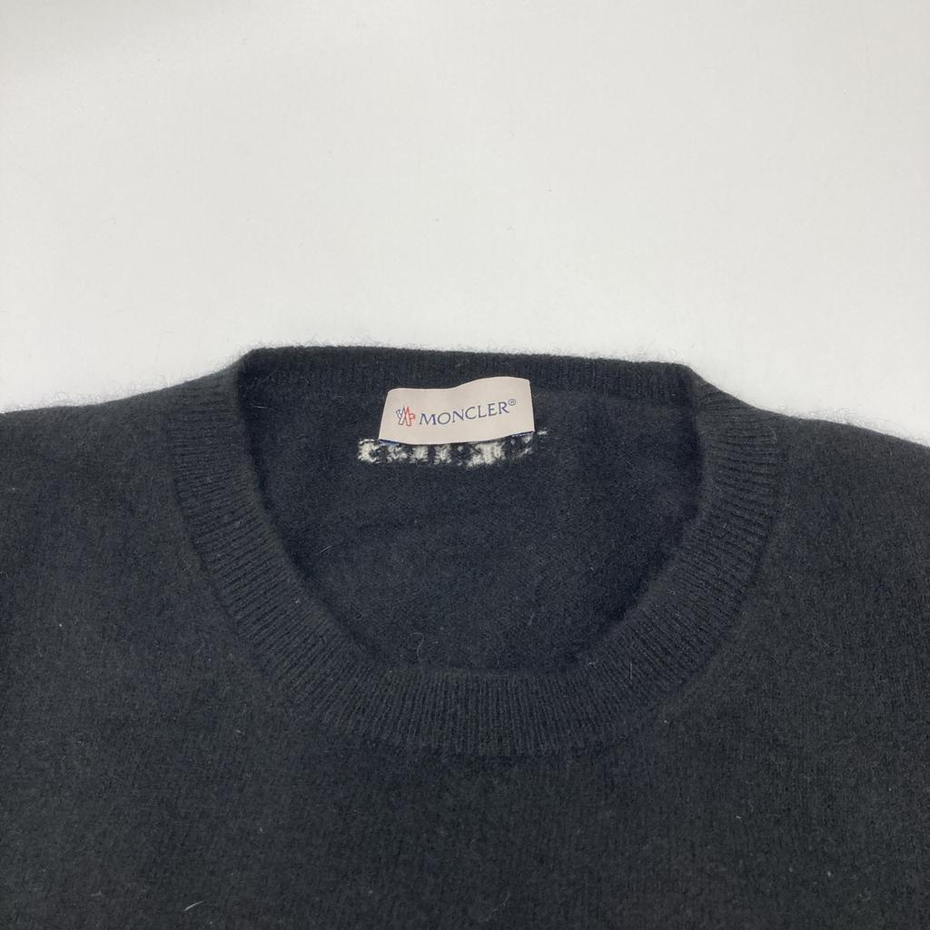 Moncler Black 100% Cashmere Knit Sweater Tops XS blackUsed