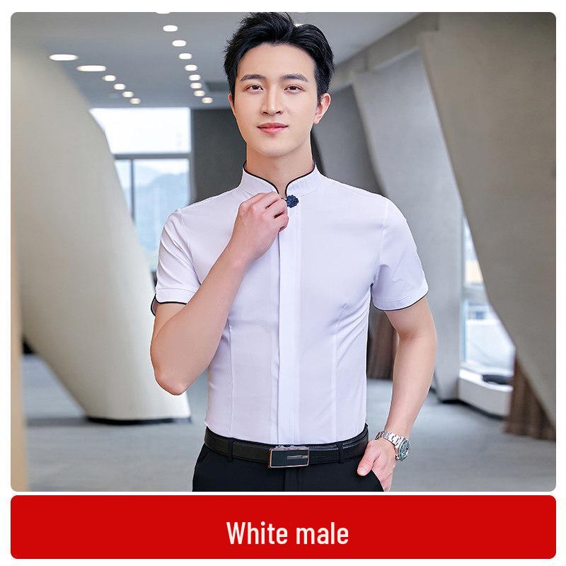 Women's Professional Short Sleeve Shirt for Hotel Front Desk & Reception Team Leaders