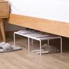 Suport telescopic din plastic pentru pantofi și papuci, pentru depozitare care economisește spațiu în bucătărie, sufragerie, cămin sau gospodărie.