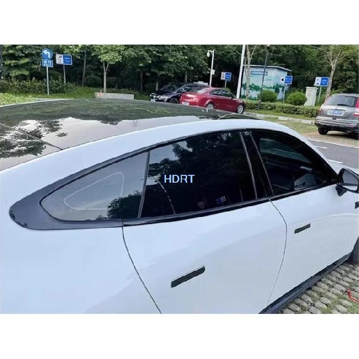 Car Styling Window Frame Sticker For Xpeng P7/P7i + Exterior Decoration Accessories Door Protector Trim Glass Side Strip