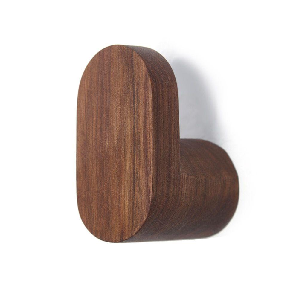Wooden Punch Coat Bag Rack Wall-mounted Robe Hook Key Holder Shower Hook Door Hanger