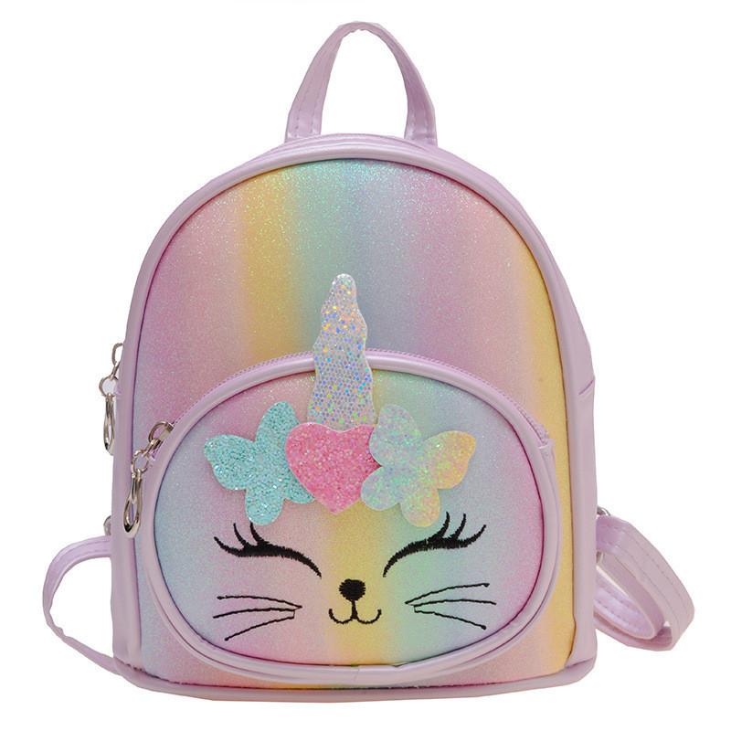 Adorable Korean Style Children's Backpack Cute Cartoon Print For Kids School Use