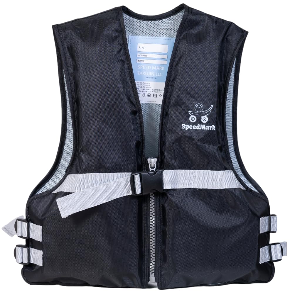 

Instructor-Supervised Children s Life Jacket, Junior Floating Vest for Kids and Fishing (Simple Type, Black, Size LL)