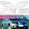 Auto-Frontscheinwerfer-Scheinwerfer-Abdecklinse für Mitsubishi Outlander 2004 2005 2006, klare Schale, transparente Lampenschirm-Schalenabdeckung