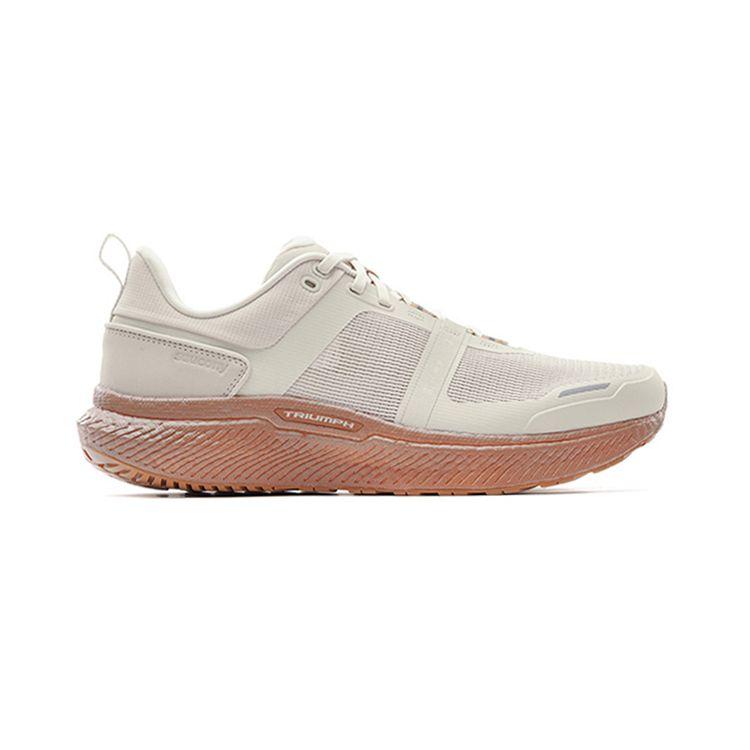 SAUCONY Triumph Breathable Comfortable Shock Absorbing Non-Slip Durable Lightweight Low-Top Running Shoes Unisex Running Shoes White Brown S28207-4