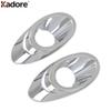 Chevrolet Aveo 2011 2012 2013 için Krom Araba Ön Sis Lambası Lambası Kapağı Kaplama Baş Sis Lambası Sis Lambası Çerçevesi Çerçeve Kaplamaları Aksesuarlar
