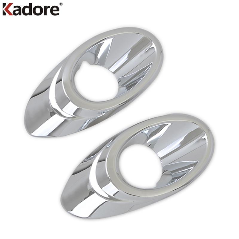 Chevrolet Aveo 2011 2012 2013 için Krom Araba Ön Sis Lambası Lambası Kapağı Kaplama Baş Sis Lambası Sis Lambası Çerçevesi Çerçeve Kaplamaları Aksesuarlar