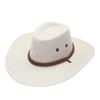 Western Cowboy Hat For Men Women Wide Brim Outdoor Travel Beach Sun Hat