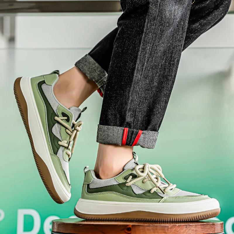 Modische lässige Sportschuhe Herren Skateboard-Schuhe Atmungsaktive Sportschuhe Leichte Outdoor-Camping-Reiseschuhe