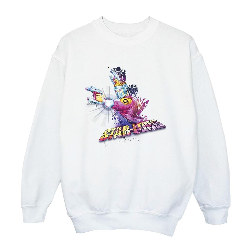 Marvel Jungen Guardians of the Galaxy Abstraktes Star Lord Sweatshirt