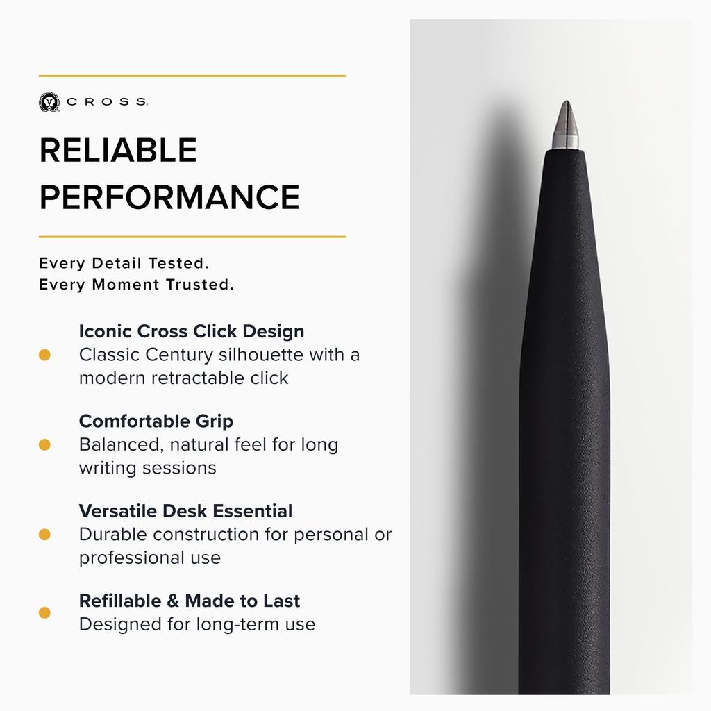 Cross Gel Pen Click Satin Black AT0625-2