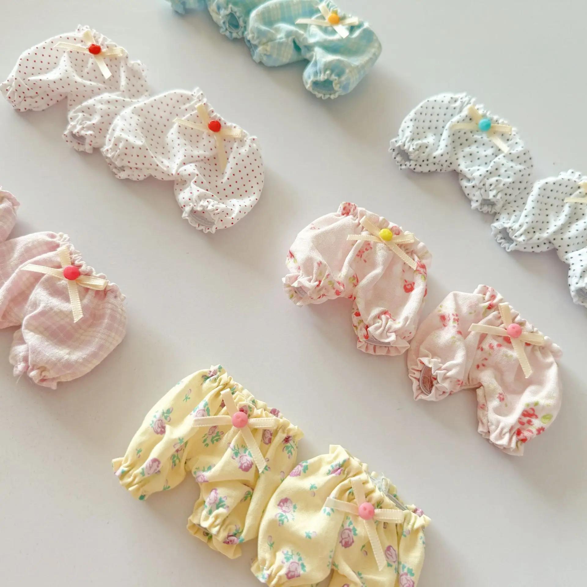 Kawaii шерстяные куклы одежда мини-идол хлопковые кукольные шорты 10-15 см куклы сменная — фото 4