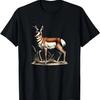 Retro Vintage Gabelbock Tier Gabelbock Antilope T-Shirt