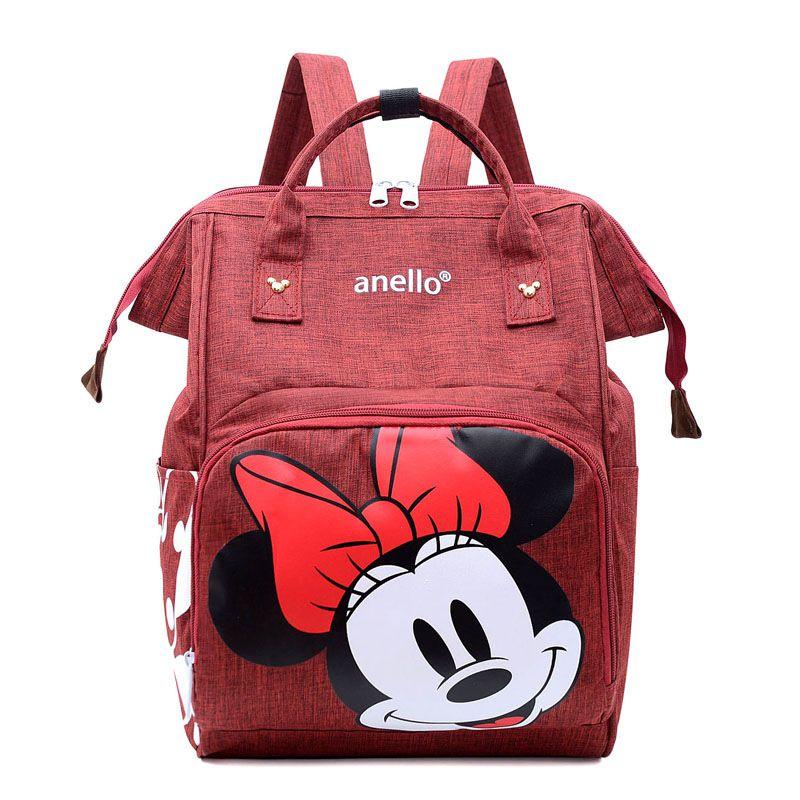 Große Kapazität Minnie Mama Tasche Stilvoller Praktischer Schwangerschaftsrucksack