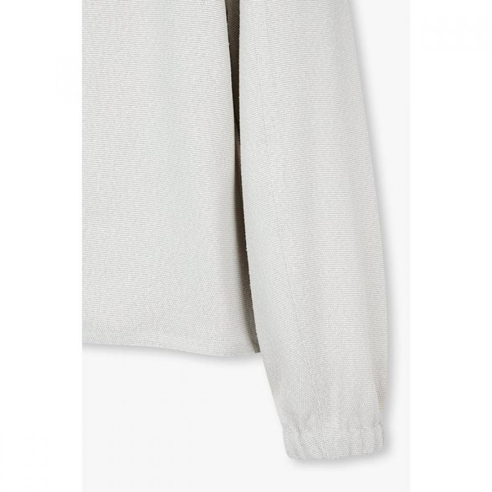 Emporio Armani Women Micro Pattern Round Neck Jacket A526102512