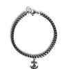 SCALETTO BLACK BAT302 [surgical Steel chain]Vintage Anchor Point Matte Chain Bracelet