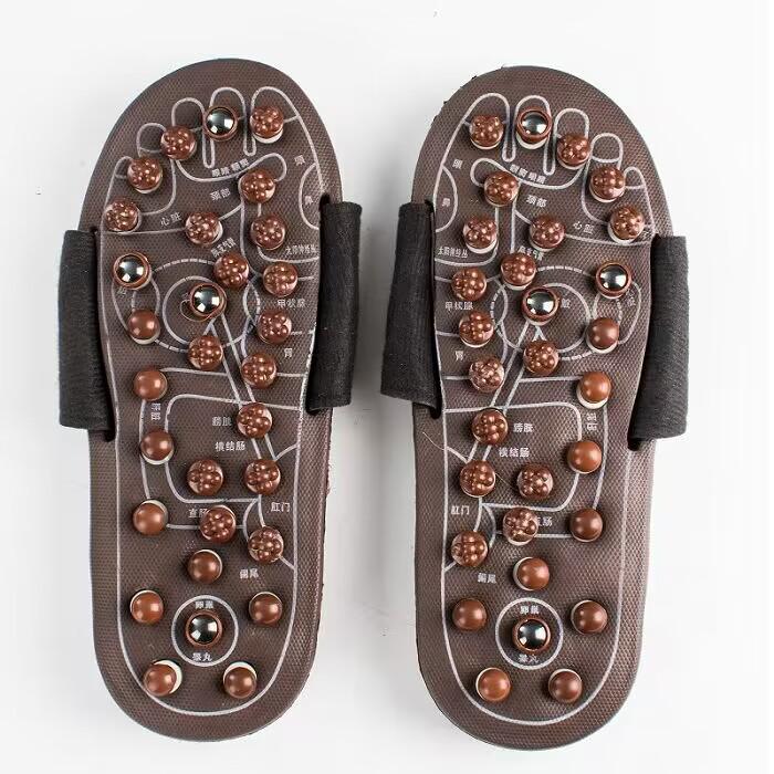 

Унисекс Летние Массажные Тапочки с Антискользящей Подошвой для Домашнего Использования Fits feet size 36-38