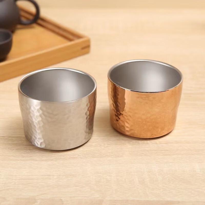 Bao Pai Hammered Texture Insulated Tea Mug