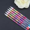 2 Pack Neutral Gouache Crayon Gel Pen Rainbow Color Random Stationery Gel Pen Cute Stationery Office Accessories