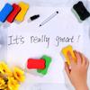 24 Pcs Magnetic Whiteboard Cleaner Whiteboard Eraser Bone Shape Dry Eraser For Educators