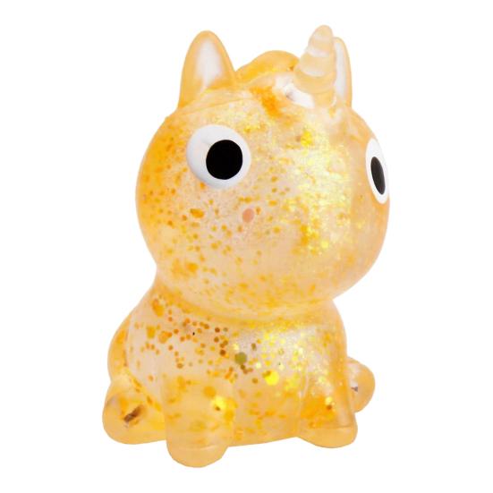 Clear Glitter Horse Squeeze Toy Anxiety Relief Stress Sugar Ball Soft Stretchy Horse Sensory Pinch Toy Home Office Relaxation Tool