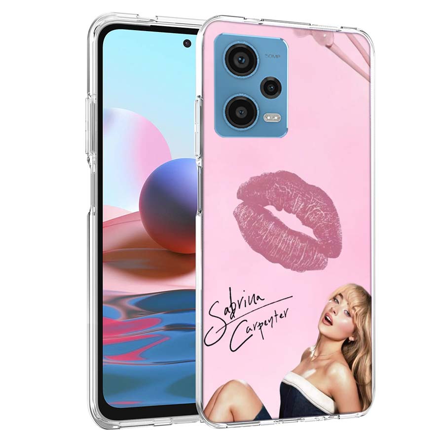 Singer S-Sabrina C-Carpenter Phone Case For Redmi Note 13 12 14 15 Pro Plus 13R 11 11T 11E 11S 10 Pro 10S 9 9S Cover Cell Clear