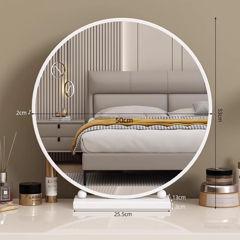 Smart Vanity Makeup Mirror with Lights for Bedroom and Desktop