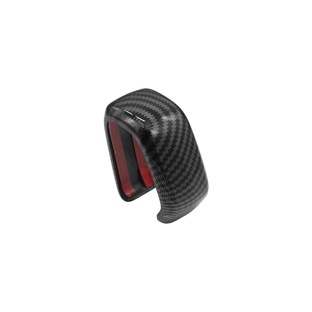ABS Koolstofvezel Versnellingspookknop Cover Op Maat Gemaakt Voor Volvo XC40 XC60 XC90 S60 S90 C40 Versnellingspook Vervangend Accessoire