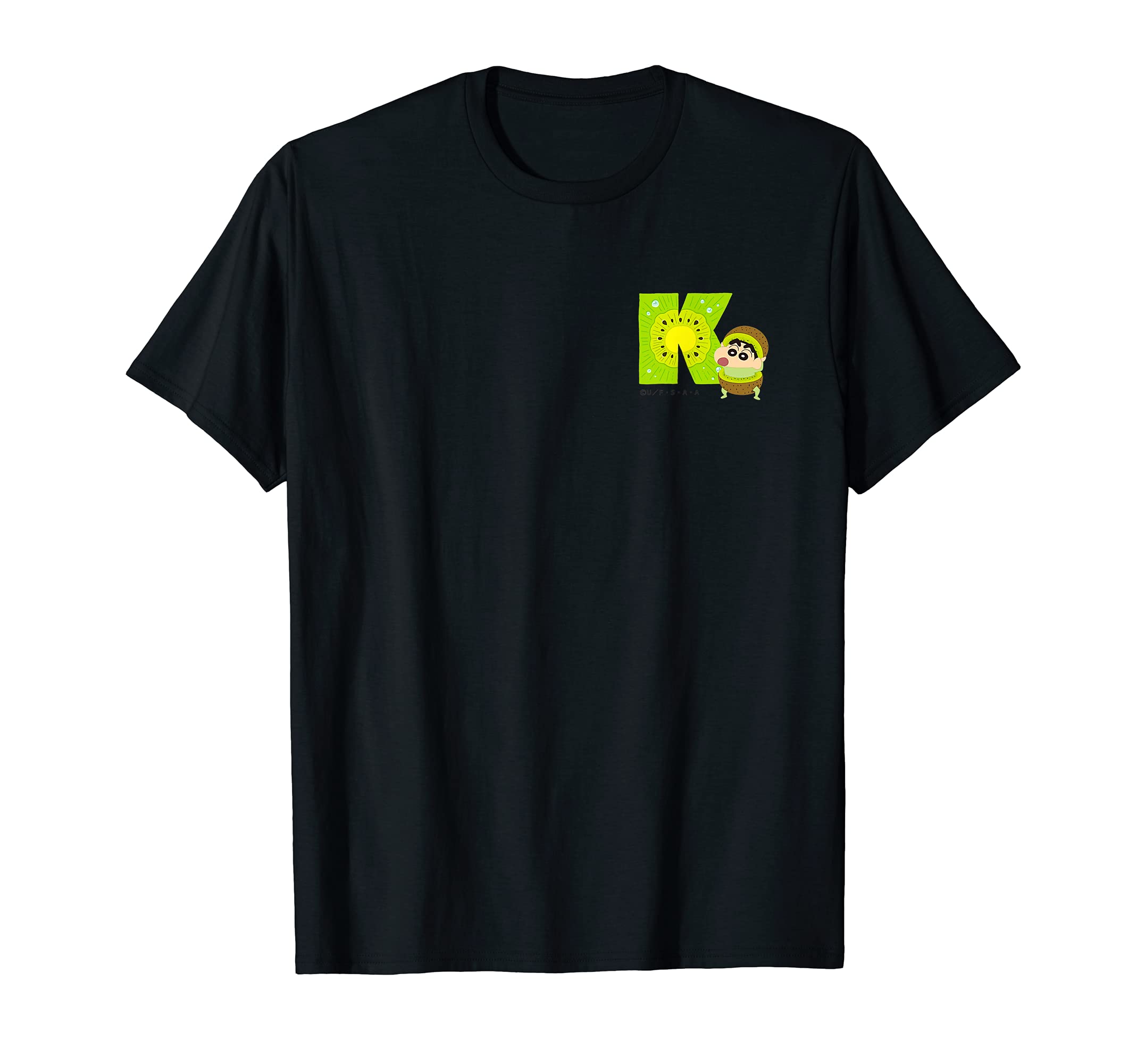 

Crayon STUDY A to Z One Point Shin-chan FUN! FUN! “K” T-shirt чорний