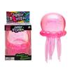 Nee Doh Jelly Squish Jellyfish Shaped Squeeze Stress Relief Toy Soft Translucent Glitter Squishy Fidget Toy For Home Office