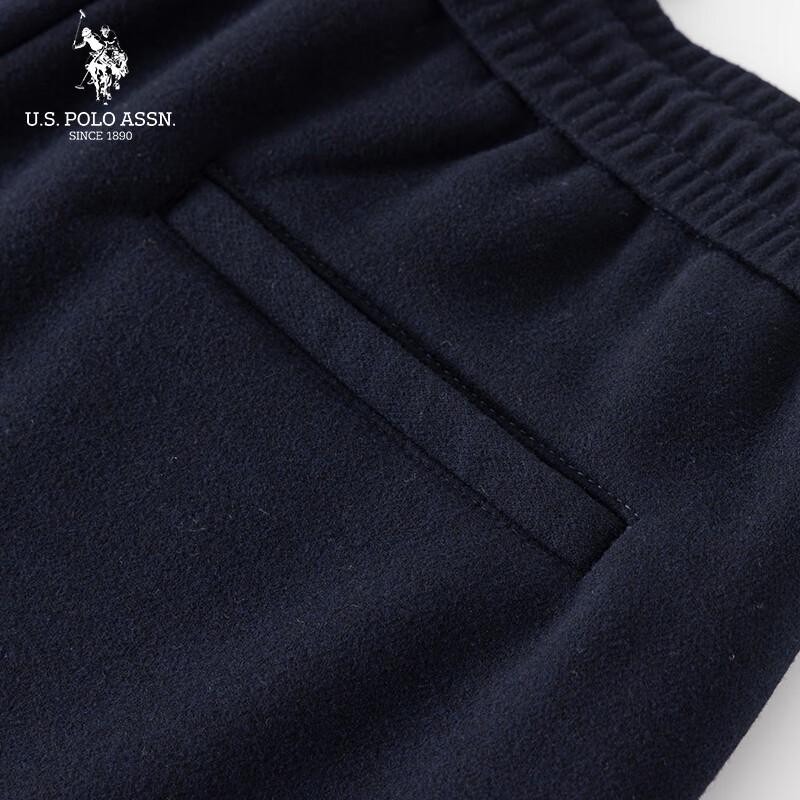 NÓS. Associação Polo. Calça de Moletom Casual com Forro de Lã Feminina