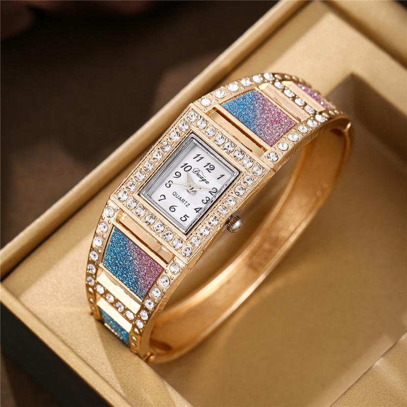 

Женские Модные Повседневные Трендовые Великолепные Блестящие Кварцевые Часы для Ежедневной Носки, Праздничный Подарок на День Рождения для Подруги