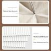 Foldable Non-Woven Fabric Organizer Bins Large Capacity Clothing Storage Basket  Travel