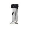 Li-Ning Color Block Letter Mid Waist Tapered Knit Sports Pants Men Bottoms Ultimate-Gray AYKU363-6