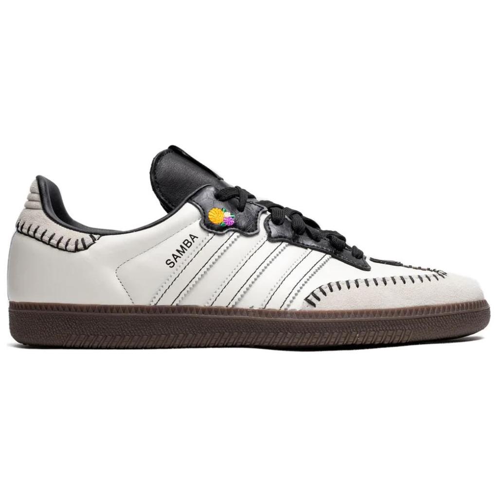 adidas Samba OG Πακέτο Día de Muertos - Λευκά Αθλητικά Παπούτσια Unisex Κρεμ Core-Μαύρο Πλήρωμα-Πορτοκαλί JI3931