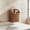 Wall Hanging Basket with Handle Open-Top Storage Container Sturdy for Dorm Rooms