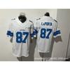 Mens American Football Jersey With Embroidered Number 14 Lion Team Design Cotton Blend Unisex Sportswear Training Game