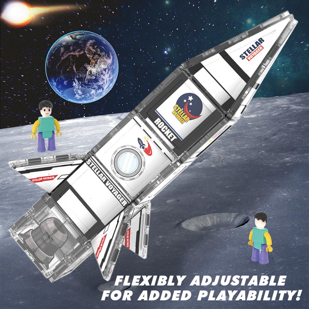 4D Theme Magnetic Sheet Building Block Puzzle Assembly Early Education Boys And Girls Baby Magnet Puzzle Toy