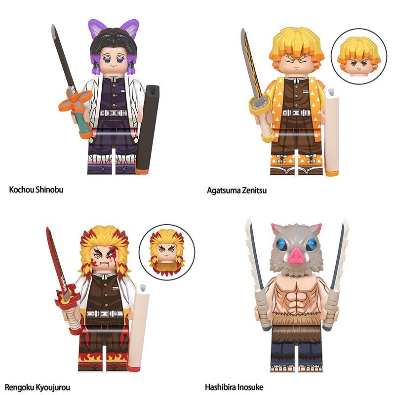 Demon Slayer Mini Set Build Blocks Toys Kamado Tanjirou For Children's Hands-on Learning