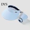 Summer Outdoor Hat Women Sun Empty Top Adjustable Buckle Foldable Cap Cycling Hiking Air Circulation UV Protection