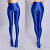 Sexy Women Stain Smooth Pants Oil Shiny Glossy Pantyhose Yoga Leggings Elastic Dance Tights Shaping Seamless Pants Maid Stocking