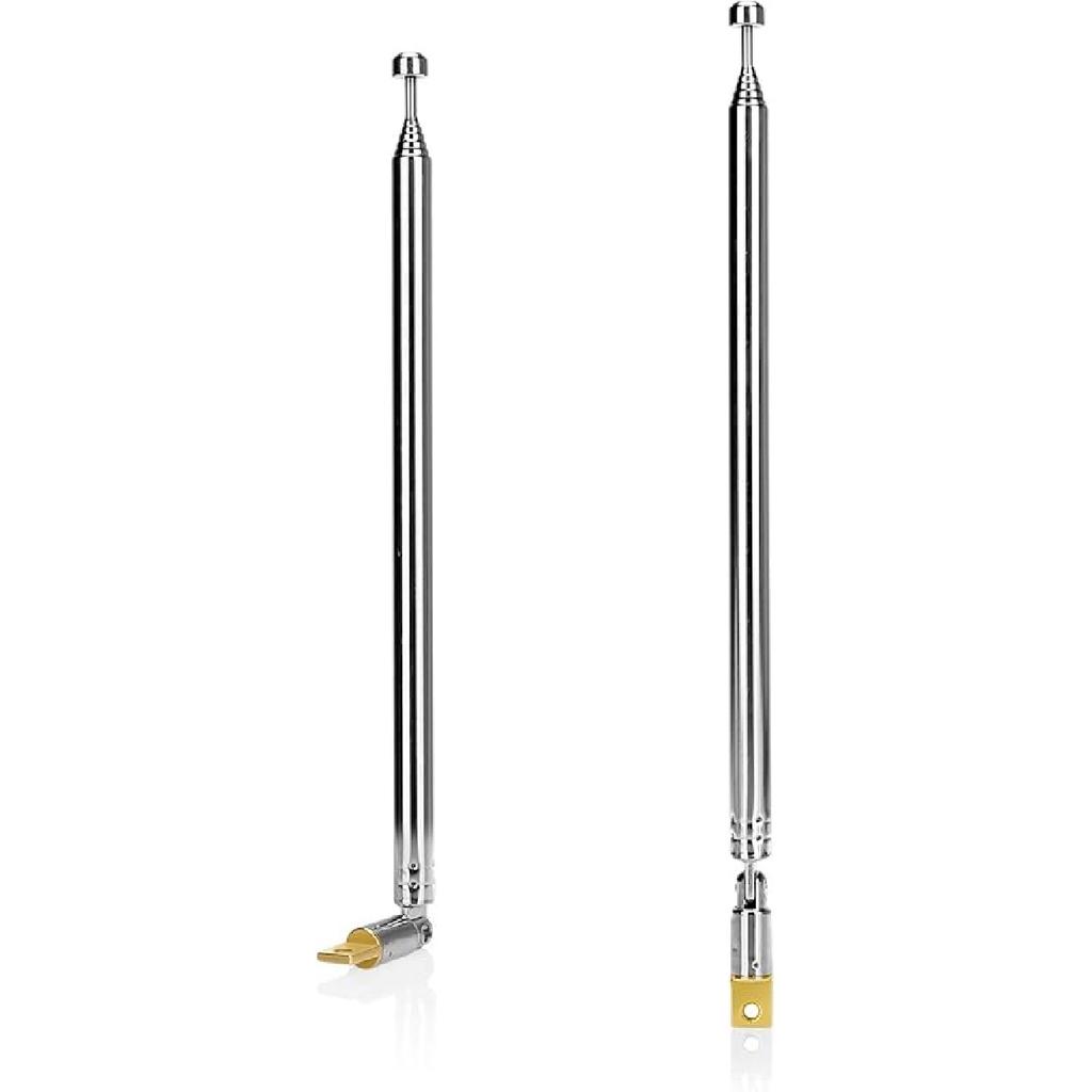 ENUODA 3.5mm FM Radio Antenna 4 Sections Telescoping Antenna 8.2cm/24.5cm,for Mobile Cell Phone,Teenage Engineering OP-1 and Other Electronics