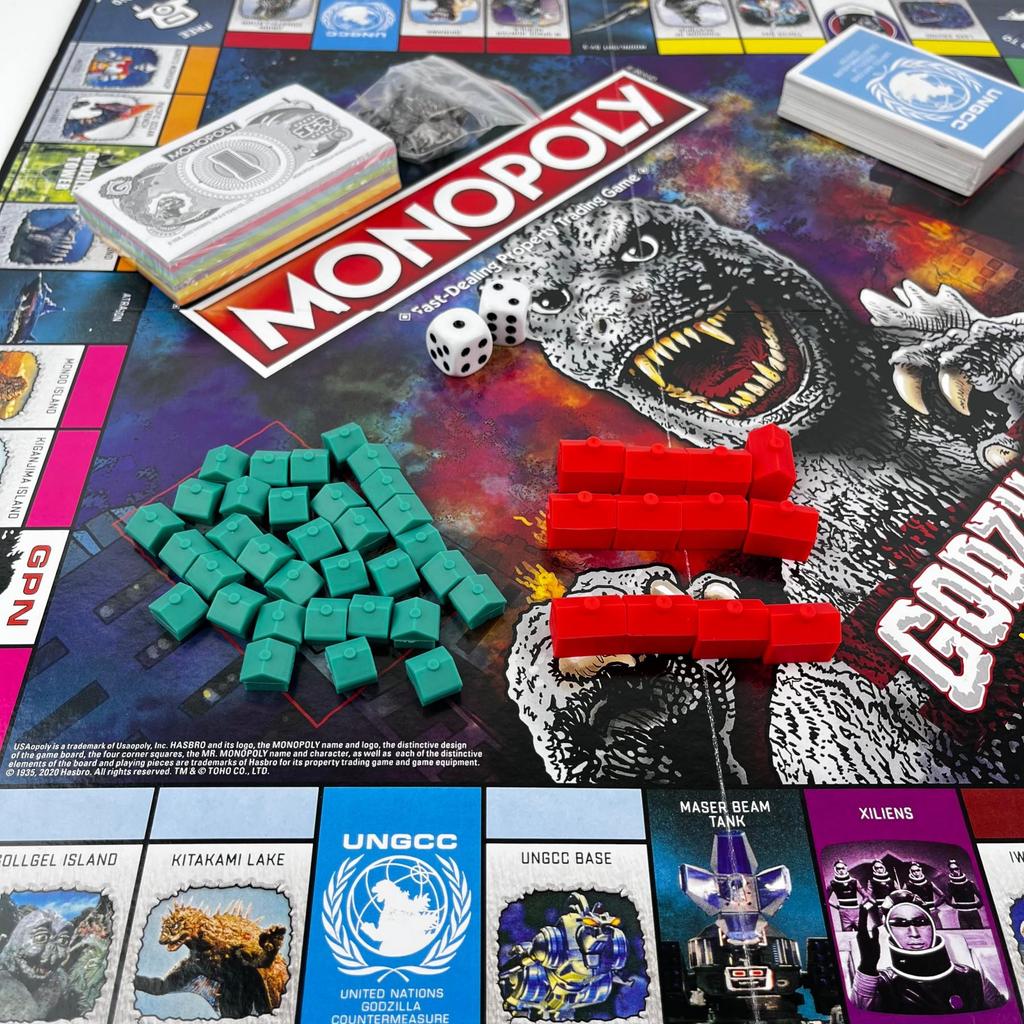 Monopoly Crossover: Dragon Ball, Game of Thrones, One Piece, Godzilla Christmas Edition Board Game
