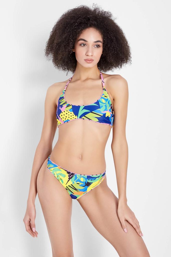 Women's Swim Briefs with Anabel Arto Print (70333)