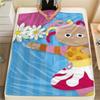 In The Night Garden Print Flannel Blanket, High Quality Comfortable for All Seasons, Home Decor, Warmth and Comfort, Perfect for Christmas Gifts45
